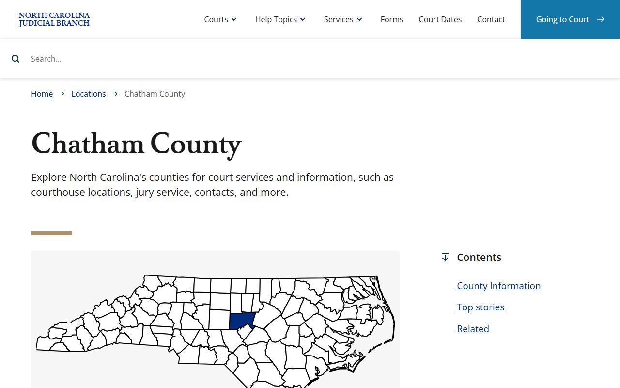 Chatham County Sheriff detention center released inmates records
