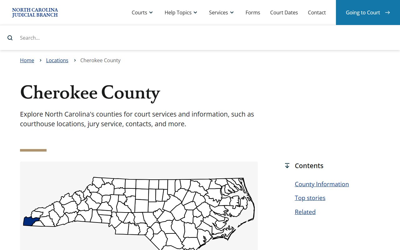 Cherokee County courthouse records for released inmates cases