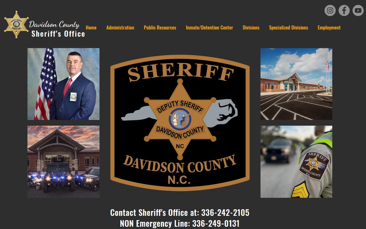 Davidson County Detention Center released inmates records office